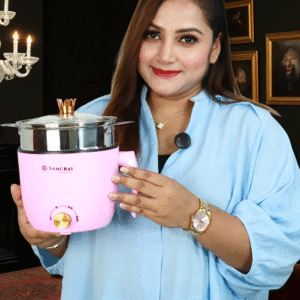 Multifunctional Electric Cooking Pot PINK